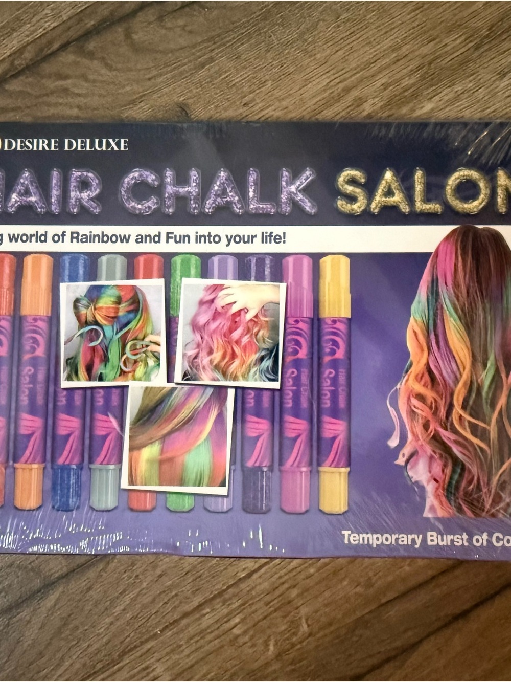 Hair Chalk Salon Temporary Color Set - Rainbow